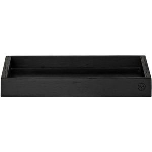 Wooden tray dienblad small zwart