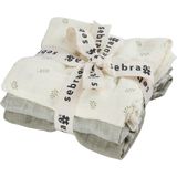 Sebra - Hydrofiele Doeken Set - Sophora Leaves - 3 Stuks