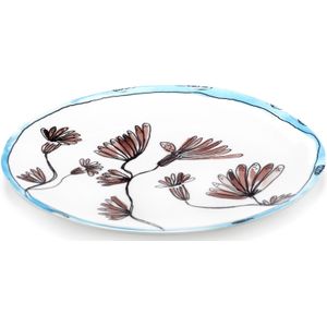 Midnight Flowers by Marni Camelia Aubergine ontbijtbordØ20