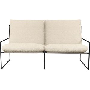 Ferm Living Desert 2-zits Loungebank Black/Off-White