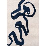 Louis de Poortere - Craft Ribbon Sea Ink 9849 - 240 X 340 cm