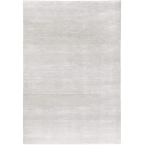 LIGNE PURE Ray – vloerkleed – tapijt – Handgeweven – wol  - eco – modern – Grijs - 140x200
