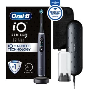 Oral-B iO 9 Special Edition Elektrische Tandenborstel Zwart Onyx