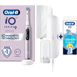 Oral-B iO 9 Special Edition Elektrische Tandenborstel Roze + 4 Opzetborstels