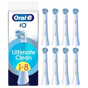 Oral-B iO Series Ultimate Clean Opzetborstels Wit  8 Stuks