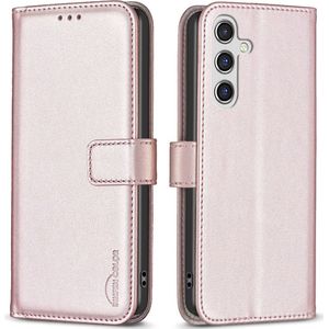 Samsung Galaxy A15 Hoesje - BINFEN Book Case - Rose Gold