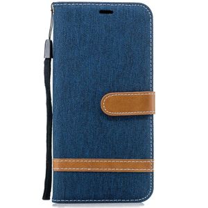 Samsung Galaxy J4 Plus (2018) Hoesje - Denim Book Case - Blauw