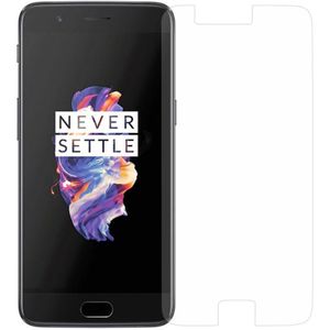 OnePlus 5 Screen Protector - 9H Tempered Glass - Transparant
