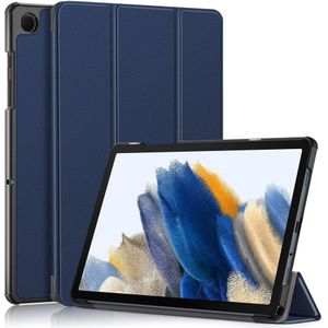 Samsung Galaxy Tab A9 Plus Hoesje - Tri-Fold Book Case met Wake/Sleep - Blauw