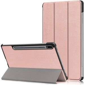 Samsung Galaxy Tab S7 / S8 Hoesje - Tri-Fold Book Case met Wake/Sleep - Rose Gold