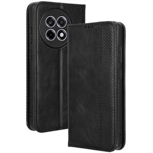 OnePlus 13R Hoesje - Coverup Vintage Style Book Case - Zwart