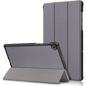 Lenovo Tab M10 FHD Plus Hoesje - Tri-Fold Book Case met Wake/Sleep - Grijs