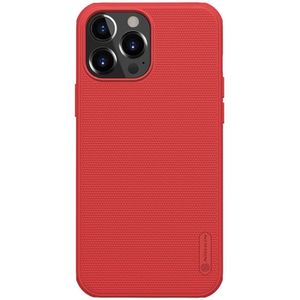 iPhone 13 Pro Hoesje - Nillkin Super Frosted Shield Back Cover - Rood