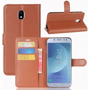 Samsung Galaxy J3 (2017) Hoesje - Book Case - Bruin