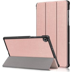 Lenovo Tab M10 FHD Plus Hoesje - Tri-Fold Book Case met Wake/Sleep - Rose Gold