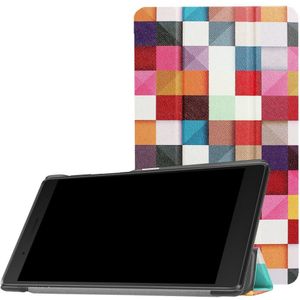 Lenovo Tab 4 7 Essential Hoesje - Tri-Fold Book Case - Colour Squares