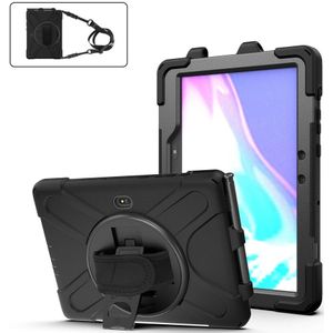 Samsung Galaxy Tab Active Pro / Active 4 Pro Hoesje - Heavy Duty Case met Schouderstrap - Zwart