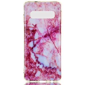 Samsung Galaxy S10 Hoesje - Marmer TPU Back Cover -