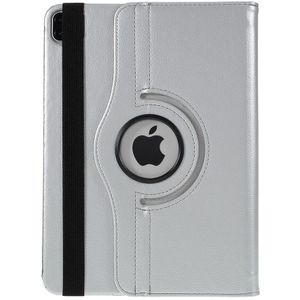 iPad Pro 11 / Air (2020/2022) Hoesje - 360 Rotating Book Case - Zilver