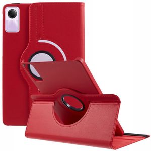 Xiaomi Redmi Pad SE Hoesje - 360 Rotating Book Case - Rood