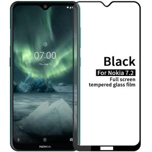 Nokia 6.2 / 7.2 Screen Protector - Full-Cover Tempered Glass - Zwart