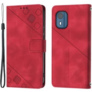 Nokia C02 Hoesje - Coverup Book Case - Rood