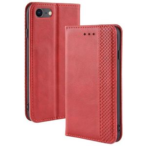 iPhone SE (2022/2020), iPhone 8 / 7 Hoesje - Vintage Book Case - Rood
