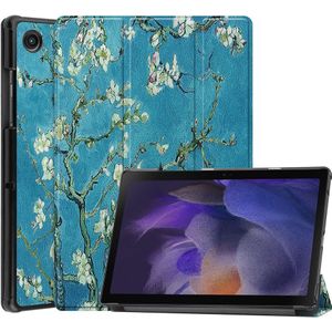 Samsung Galaxy Tab A8 10.5 (2021) Hoesje - Tri-Fold Book Case met Wake/Sleep - Bloesem