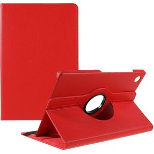Samsung Galaxy Tab A8 10.5 (2021) Hoesje - 360 Rotating Book Case - Rood