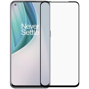 OnePlus Nord N10 5G Screen Protector - Full-Cover Tempered Glass - Zwart