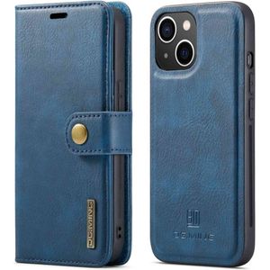 iPhone 14 Hoesje - DG.MING 2-in-1 Book Case & Back Cover - Blauw