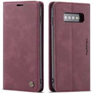 Samsung Galaxy S10 Plus Hoesje - CaseMe Book Case - Bordeaux