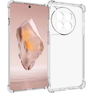 OnePlus 12R Hoesje - Coverup TPU Back Cover met AirBag Corners - Transparant