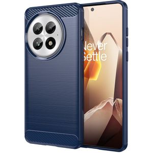 OnePlus 13 Hoesje - Coverup Armor Brushed TPU Back Cover - Blauw