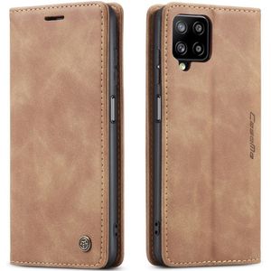 Samsung Galaxy A12 Hoesje - CaseMe Book Case - Bruin