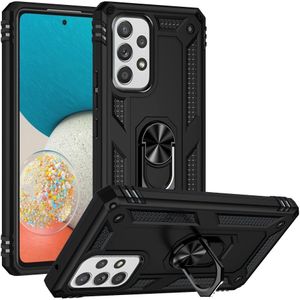 Samsung Galaxy A53 Hoesje - Coverup Ring Kickstand Back Cover - Zwart