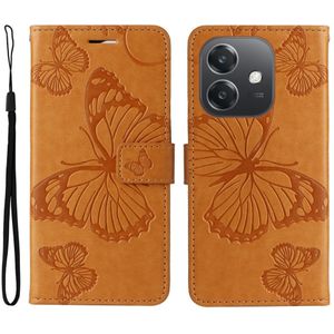 OPPO A40 / A40m / A60 5G Hoesje - Coverup Vlinders Book Case - Oranje