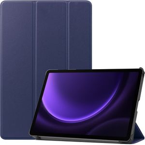 Samsung Galaxy Tab S9 FE Hoesje - Tri-Fold Book Case met Wake/Sleep - Blauw