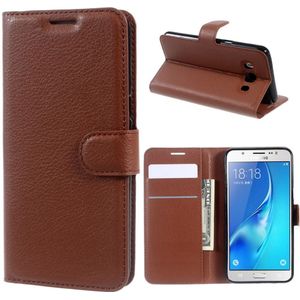 Samsung Galaxy J5 (2016) Hoesje - Book Case - Bruin