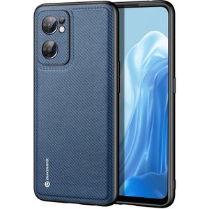 OPPO Find X5 Lite Hoesje - Dux Ducis FINO Back Cover - Blauw