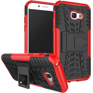Samsung Galaxy A5 (2017) Hoesje - Rugged Kickstand Back Cover - Rood