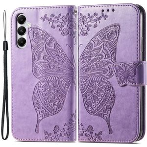 Samsung Galaxy A05s Hoesje - Coverup Vlinder Book Case - Lila