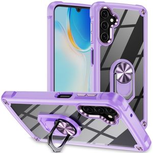 Samsung Galaxy A16 5G Hoesje - Coverup ShockProof Transparant Ring Kickstand Back Cover - Paars