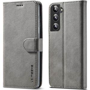Samsung Galaxy S22 Plus Hoesje - LC.IMEEKE Luxe Book Case - Grijs