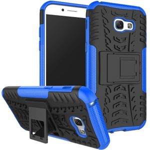 Samsung Galaxy A5 (2017) Hoesje - Rugged Kickstand Back Cover - Blauw