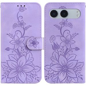 OnePlus Nord 4 Hoesje - Coverup Bloemen Book Case - Paars