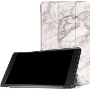 Lenovo Tab 4 7 Essential Hoesje - Tri-Fold Book Case - Marble