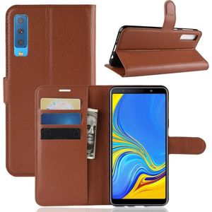 Samsung Galaxy A7 (2018) Hoesje - Book Case - Bruin