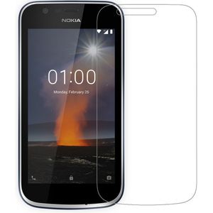 Nokia 1 Screen Protector - 9H Tempered Glass - Transparant