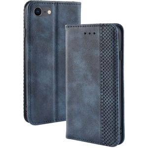 iPhone SE (2022/2020), iPhone 8 / 7 Hoesje - Vintage Book Case - Blauw